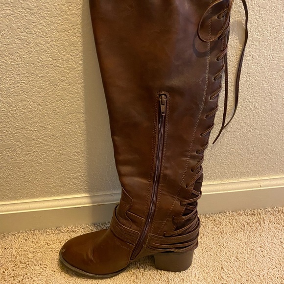 Brown Tall Boots - Picture 4 of 6